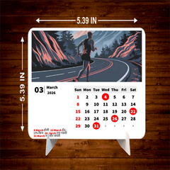Positive Lines Premium Table Desk Calendar
