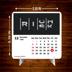 Quotes About Success Premium Table Desk Calendar