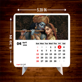 Radha Krishna Premium Table Desk Calendar