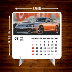 SUPER Car Premium Table Desk Calendar