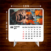 SUPER HERO MAN Premium Table Desk Calendar