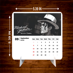WORLD POP Singers Premium Table Desk Calendar