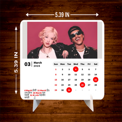 POP Singers Premium Table Desk Calendar
