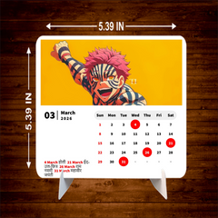 Whispering Katana Premium Table Desk Calendar