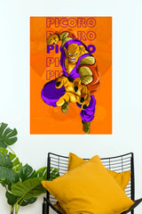 Piccolo Fierce Warrior Attack Wall Poster (Anime Posters)