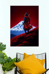 Shadow of the Samurai Red Mountain Warrior Wall Poster (Anime Posters)