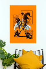 Saitama One Punch Man Hero Power Wall Poster (Anime Posters)