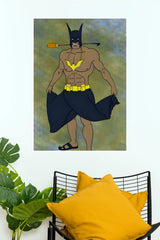 South Indian Batman Desi Superhero Wall Poster (Anime Posters)