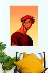 Ryomen Sukuna Cursed King Sunset Edition Wall Poster (Anime Posters)