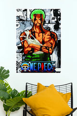 Roronoa Zoro Demon Swordsman Manga Edition Wall Poster (Anime Posters)