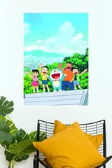 Doraemon Friendship Adventure Cartoon Wall Poster (Anime Posters)