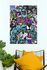 Venom Symbiote Comic Collage Wall Poster (Anime Posters)