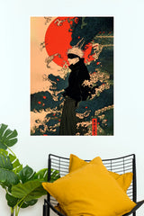 Gojo Satoru Whispers of the Red Moon Wall Poster (Anime Posters)