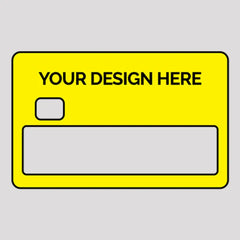 ATM Card Skin - Custom Full Cover - Small Chip With Window