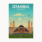 Istanbul - Turkey Metal Poster