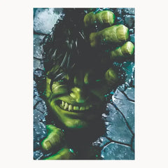 Hulk Metal Poster