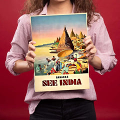 Banaras Metal Poster