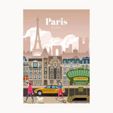 Paris Metal Poster