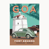 Goa Fort Aguada Metal Poster