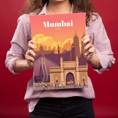 Mumbai India Metal Poster
