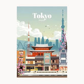 Tokyo Japan Metal Poster