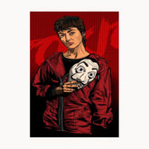 Money Heist Tokyo Metal Poster