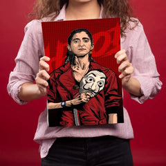 Nairobi Money Heist Metal Poster