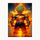 Dragon Ball Fire Metal Poster