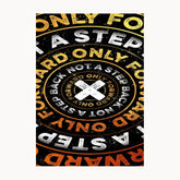 Not A Step Back Metal Poster