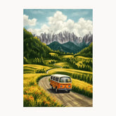 Longest Bus Ride Metal Poster