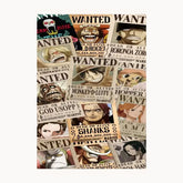 Wanted Cartoons Metal Poster