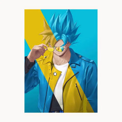 Most Power Full Character Dragon Ball Metal Poster