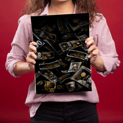 Black Money Metal Poster