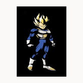 Vegeta Goku Dragon Ball Metal Poster