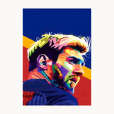Lionel Andres Messi Metal Poster