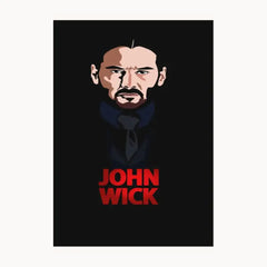 John Wick In Black Metal Poster