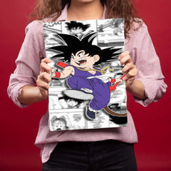 Mini Cartoon Dragon Ball Metal Poster