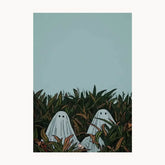 Ghost Friend Metal Poster