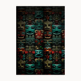 Masks Metal Poster