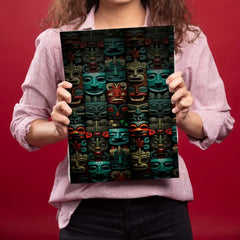 Masks Metal Poster