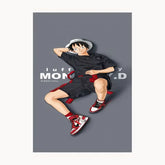 Luffy In Holiday Metal Poster