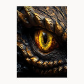 Yellow Eye Metal Poster