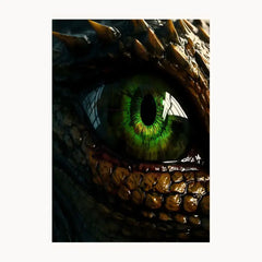 Green Eye Metal Poster