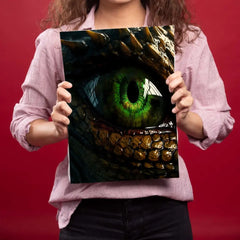 Green Eye Metal Poster