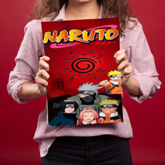 Naruto Metal Poster