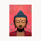 Calm Gautam Buddha Metal Poster