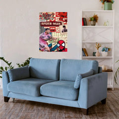 Hero Spider Man Metal Poster