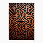 Wooden Art Metal Poster