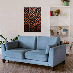 Wooden Art Metal Poster