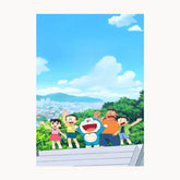 Doraemon With Friends Metal Poster